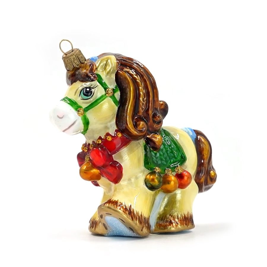 Ёлочная игрушка Лошадка Долли Atlas Art | Фото 1
