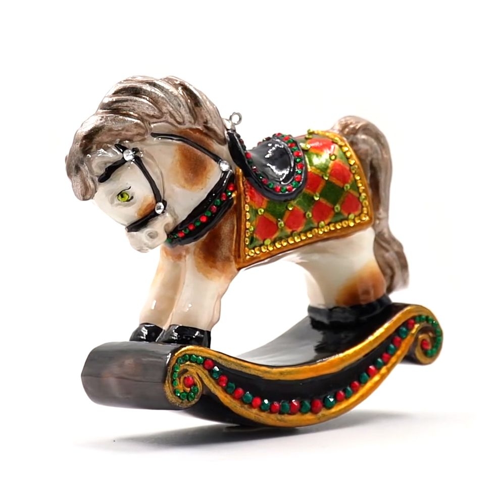 Ёлочная игрушка Мой любимый резвый конь Atlas Art | Фото 1