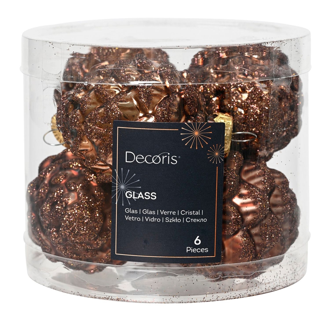 Набор ёлочных игрушек Шишки Kaemingk | Фото 1