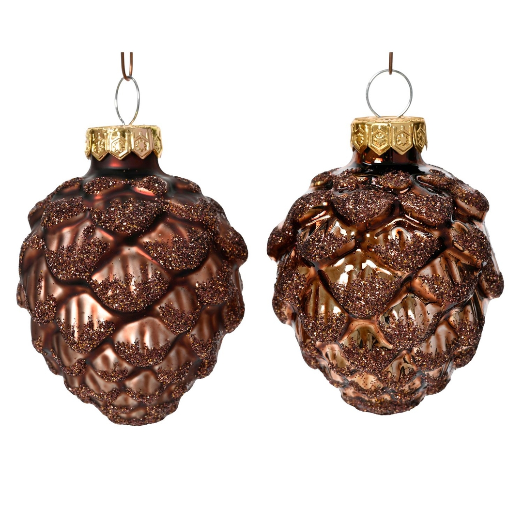 Набор ёлочных игрушек Шишки Kaemingk | Фото 2