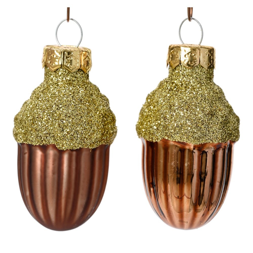 Набор ёлочных игрушек Жёлуди Kaemingk | Фото 2