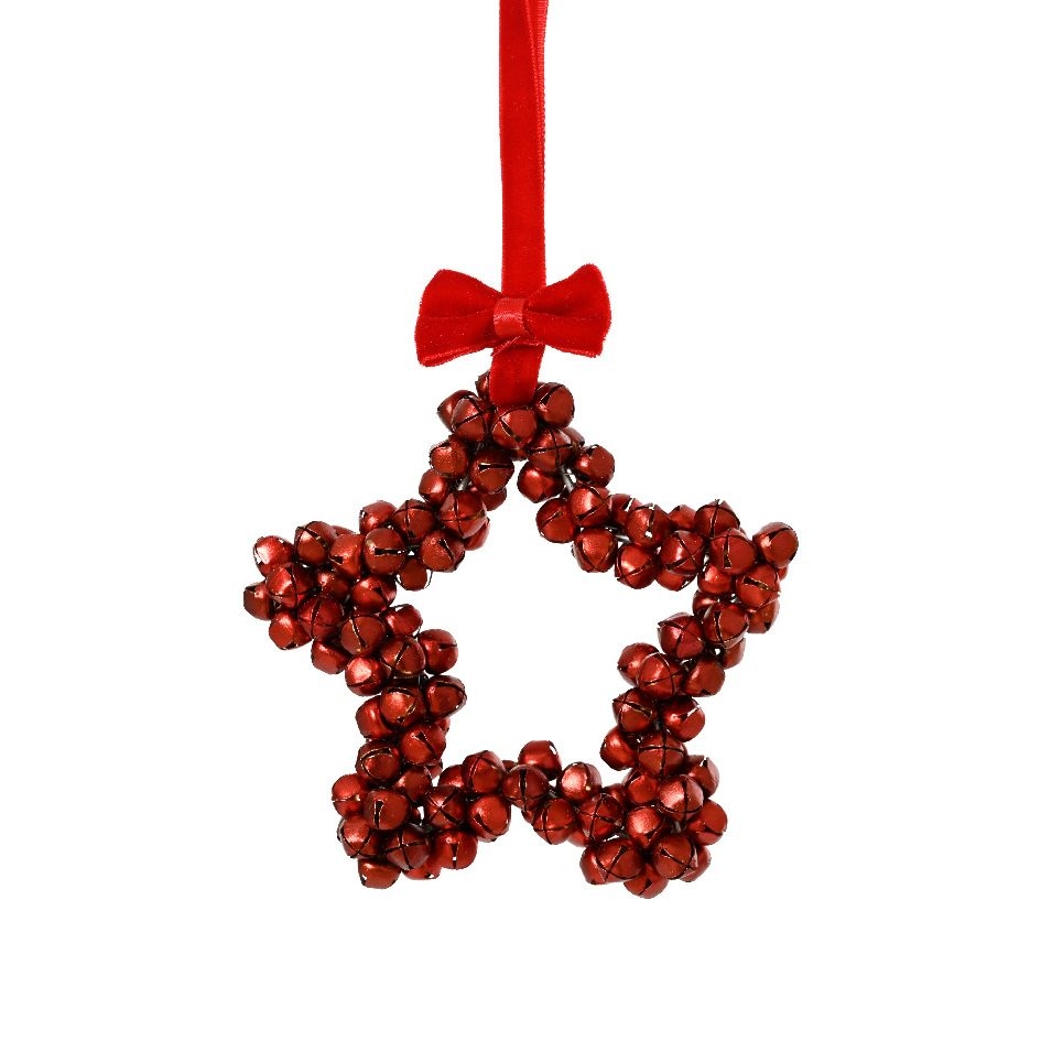 Ёлочная игрушка Звезда Бубенцы Kaemingk | Фото 1