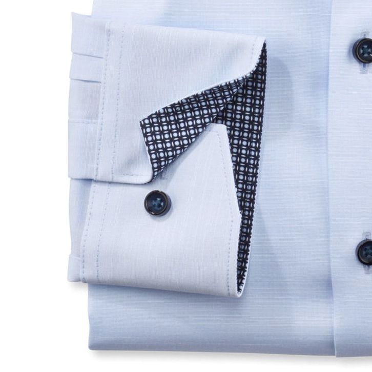 Мужская хлопковая сорочка свободного кроя Olymp Luxor | Фото 2