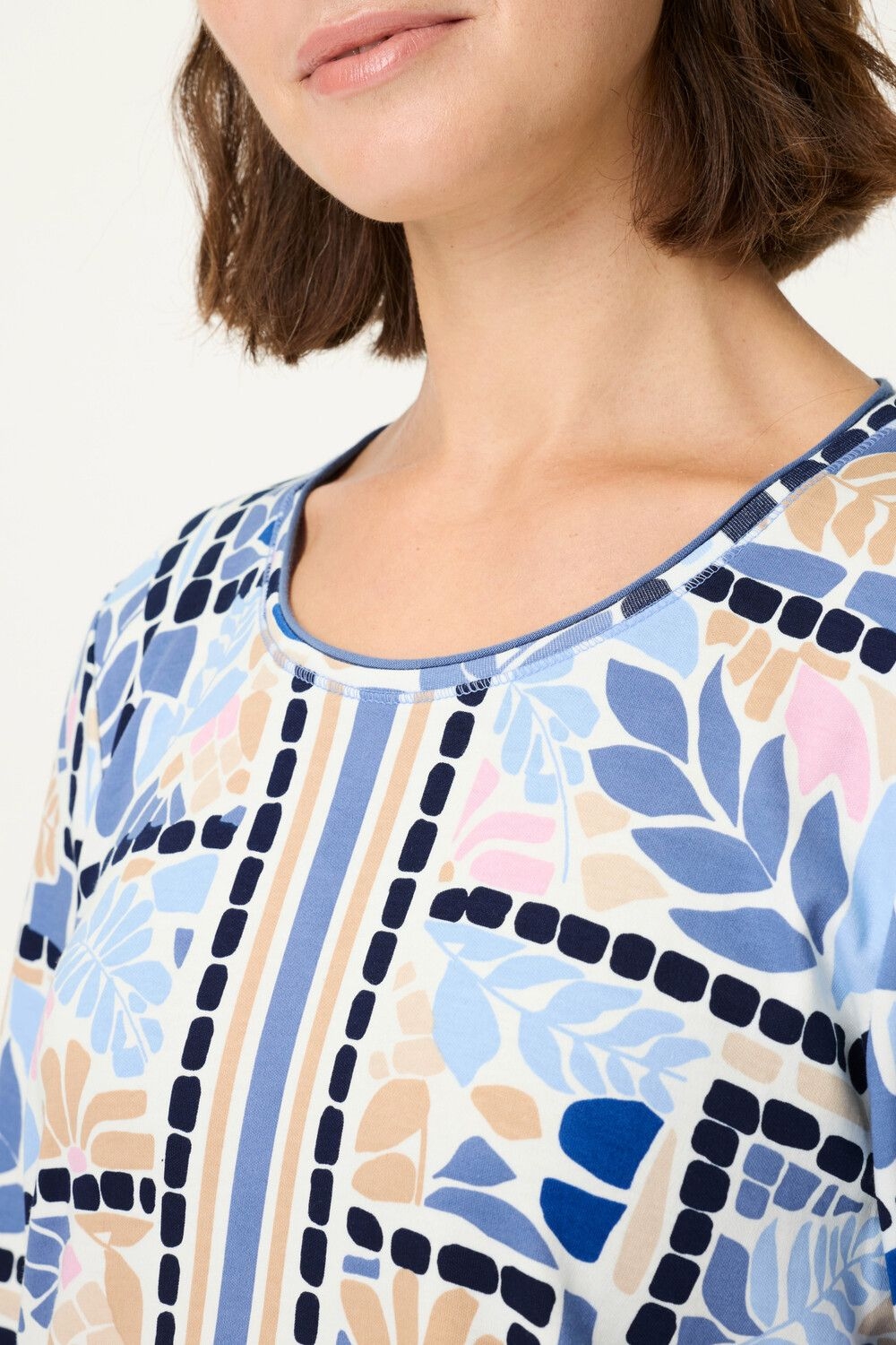 Женский хлопковый лонгслив Olsen | Фото 4