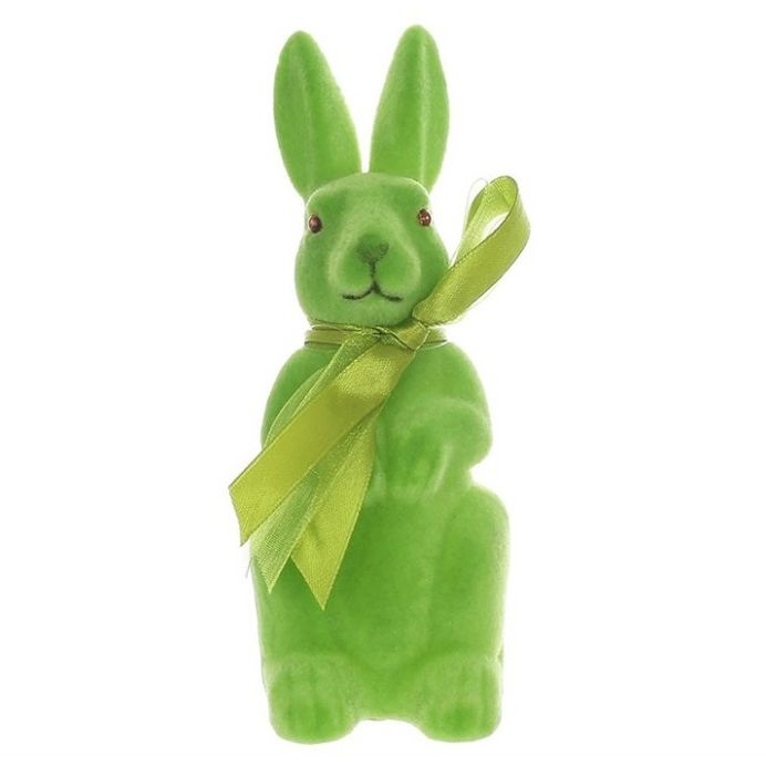 Пасхальный Заяц с бантом,14 см | Фото 1