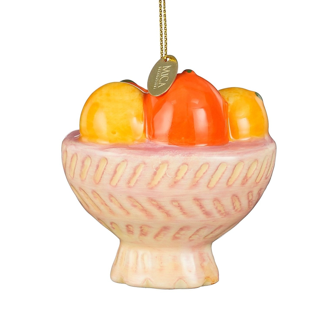 Ёлочная игрушка Корзина с фруктами   Edelman | Фото 1