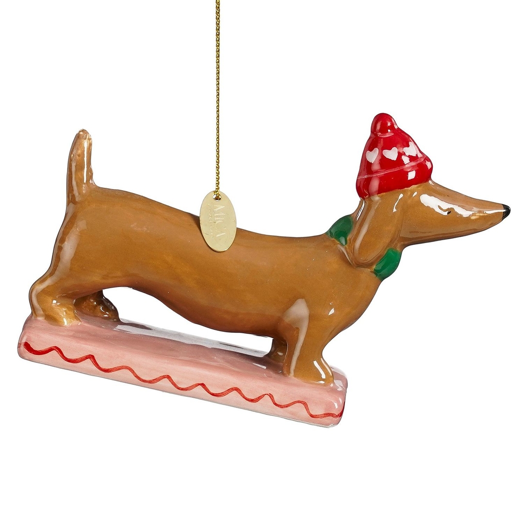 Ёлочная игрушка Такса  Edelman | Фото 1