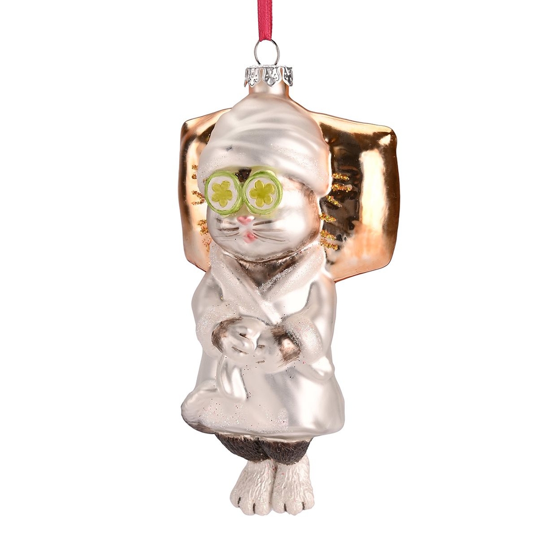 Ёлочная игрушка Кот в СПА  Gift Company | Фото 1
