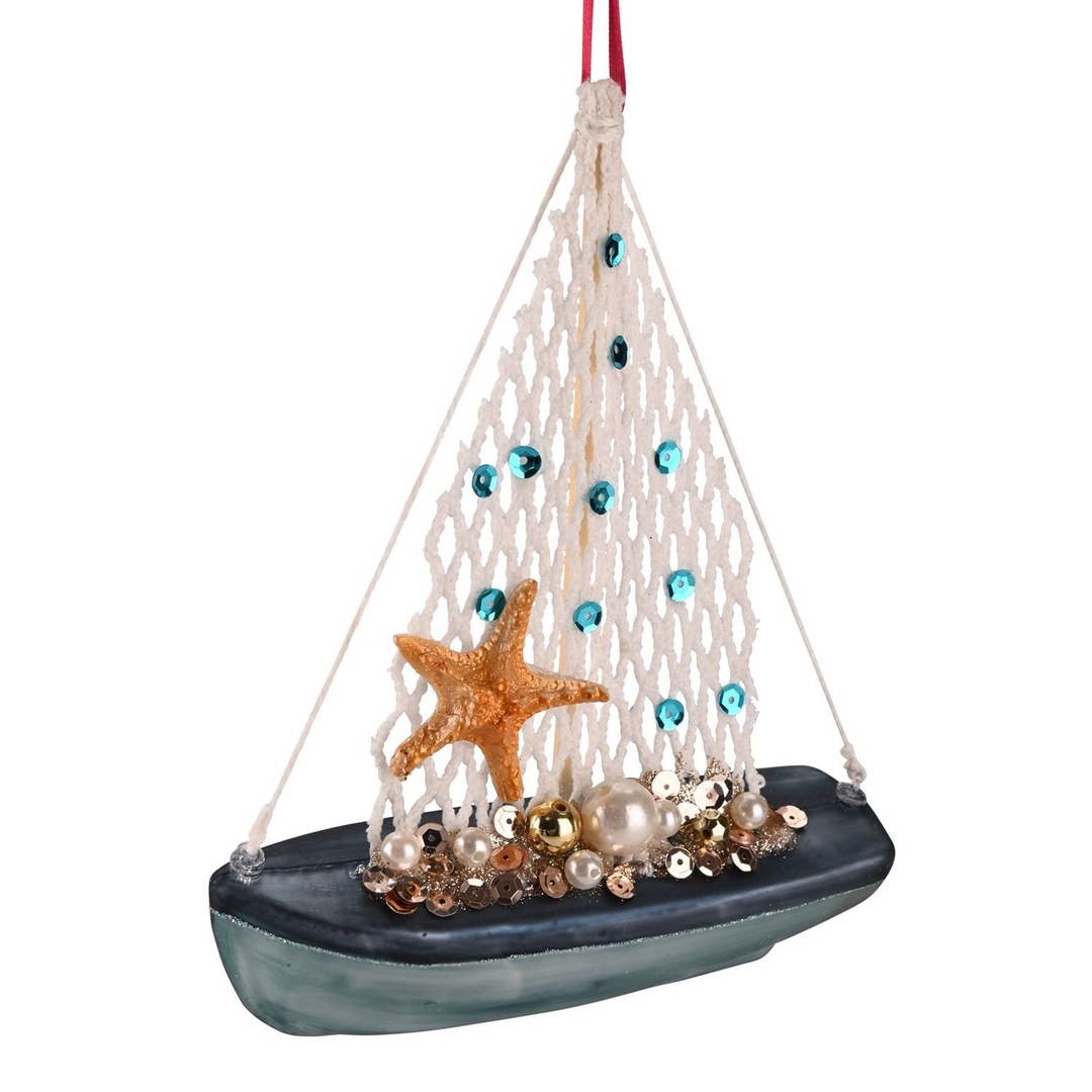 Ёлочная игрушка Яхта Gift Company | Фото 1