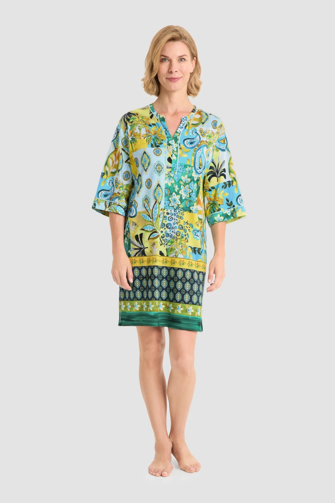 Женская ночная сорочка из хлопка и модала Rosch | Фото 2