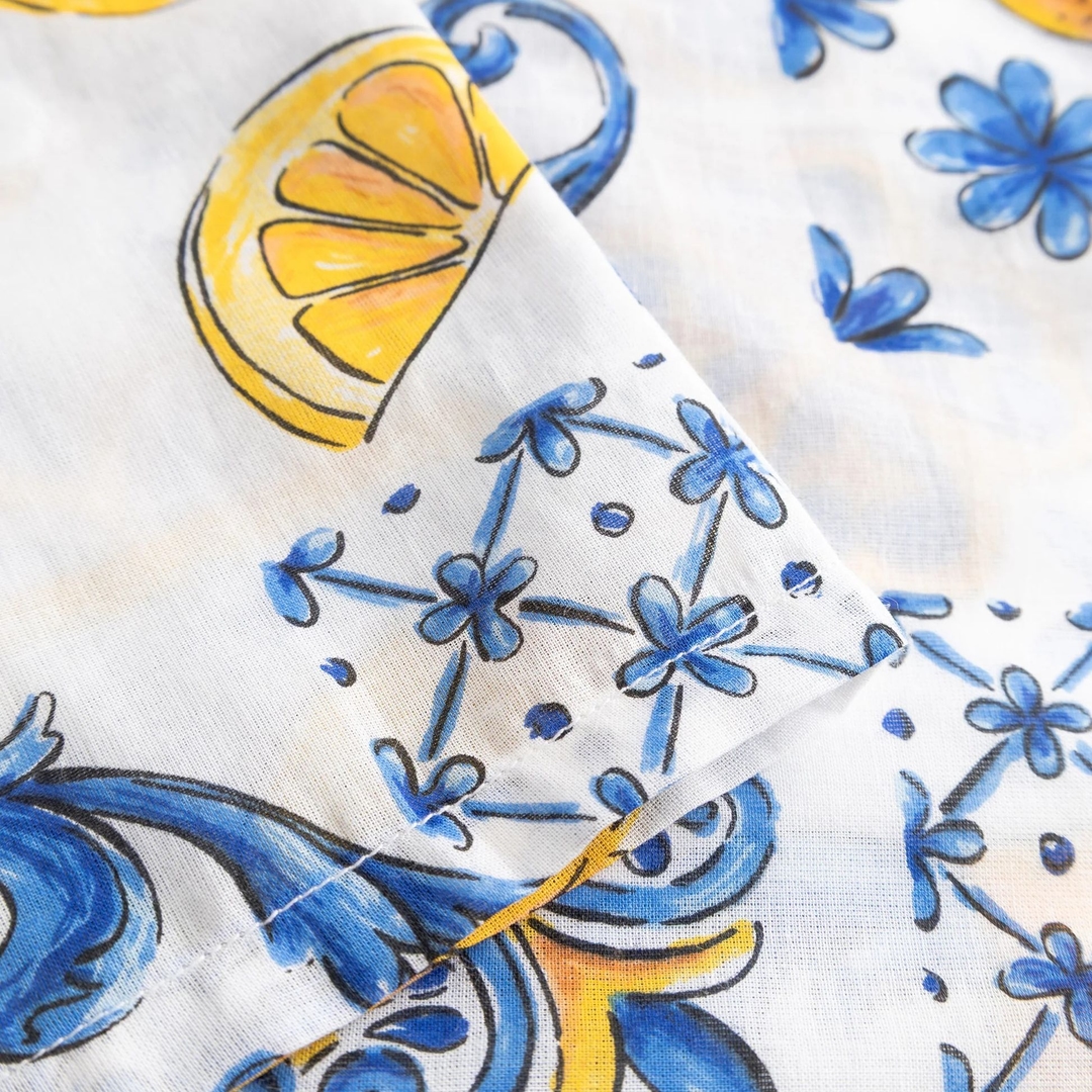 Женская пляжная рубашка с принтом майолика Rosch | Фото 6