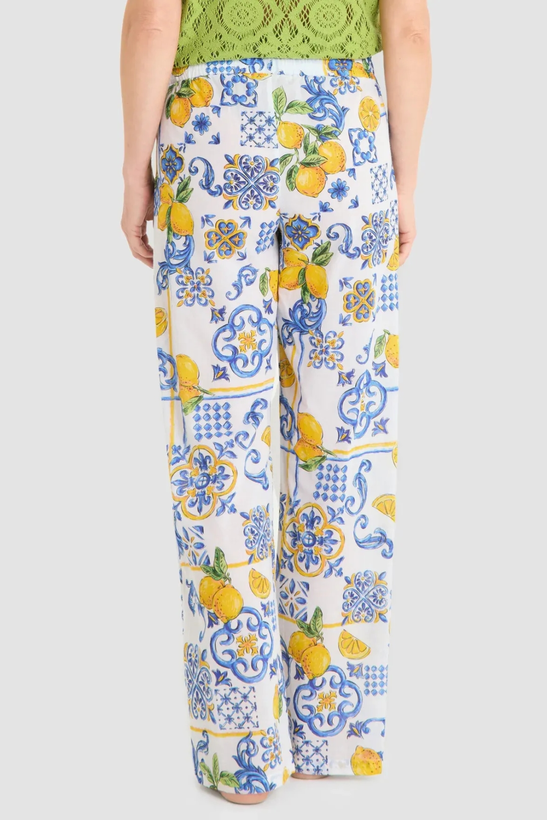 Женские пляжные брюки с принтом майолика Rosch | Фото 3