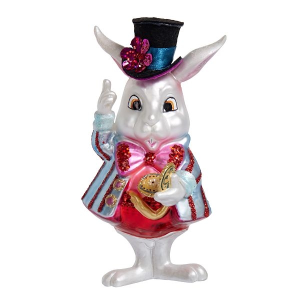 Ёлочная игрушка Кролик Безумное чаепитие Holiday Classics | Фото 1
