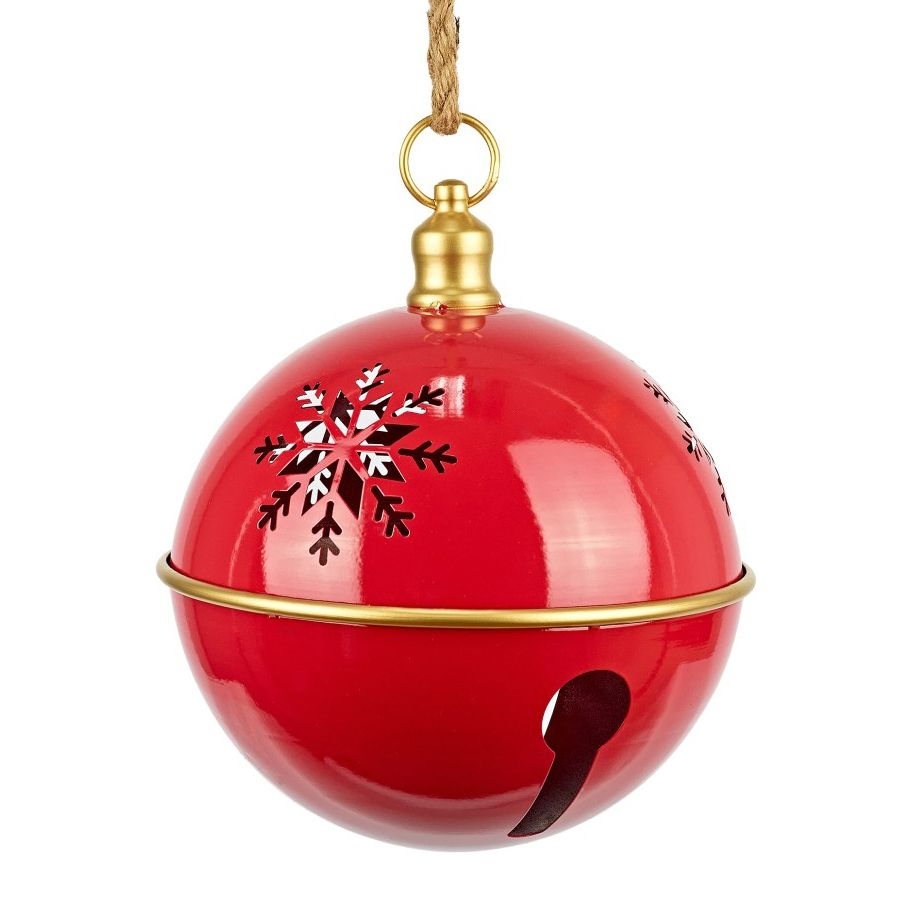 Ёлочная игрушка Бубенчик со снежинкой | Фото 1