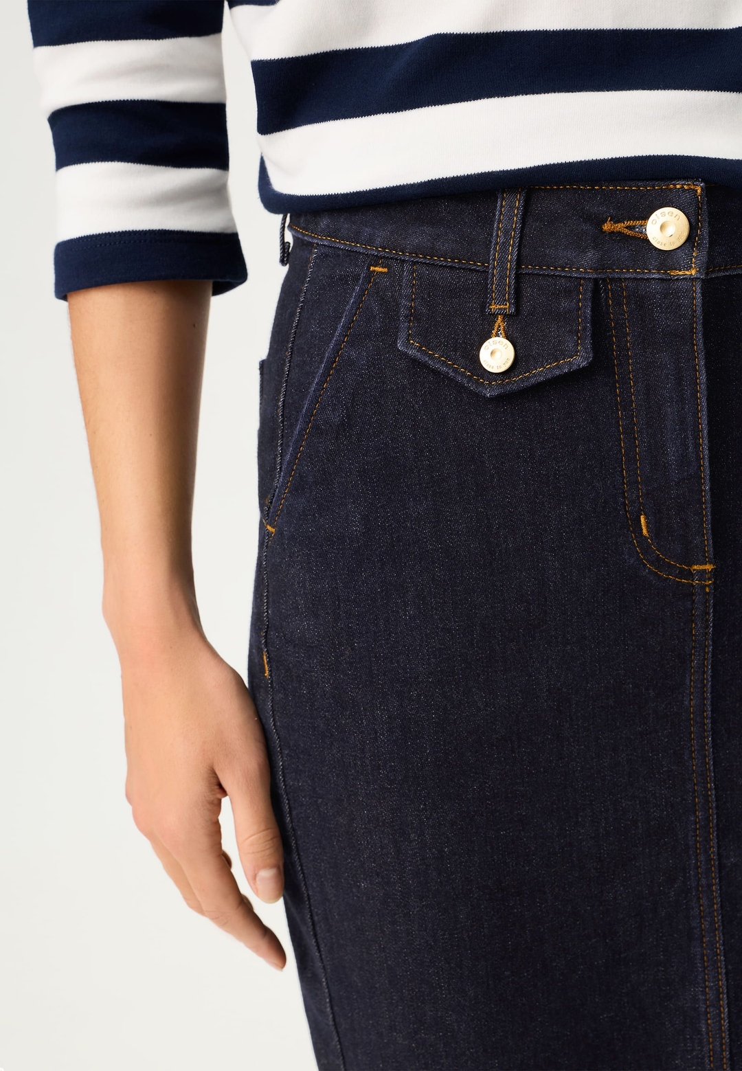 Джинсовая юбка Olsen | Фото 4