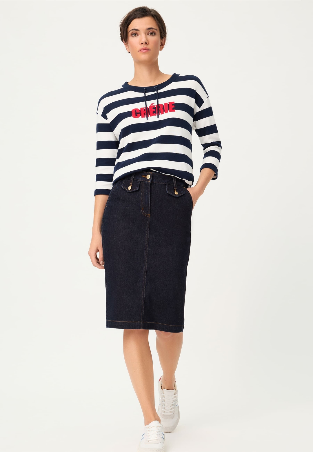 Джинсовая юбка Olsen | Фото 5