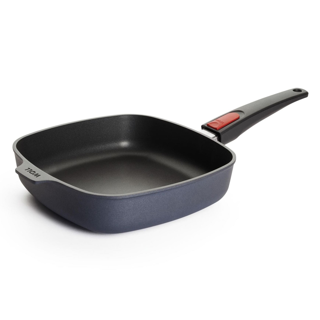 Сковорода квадратная со съемной ручкой Woll Diamond Lite Induction, 24*24 см | Фото 1