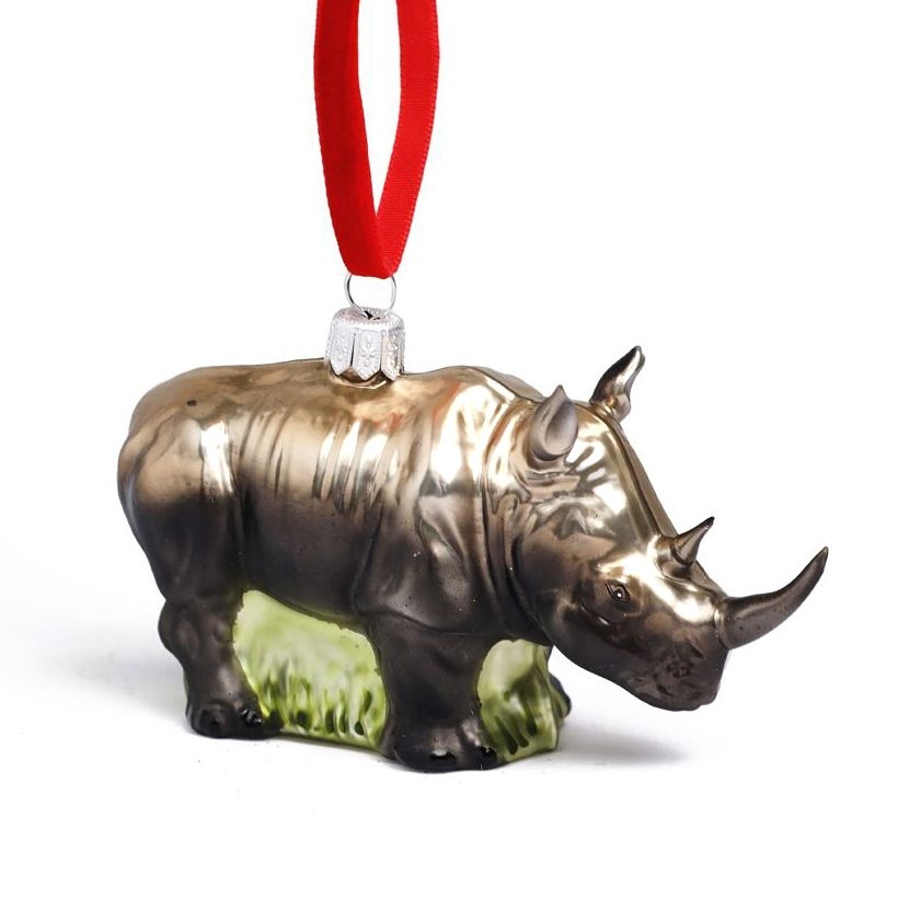 Ёлочная игрушка Носорог Hanco | Фото 1