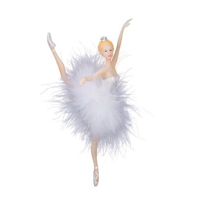 Ёлочная игрушка Балерина Белое адажио Holiday Classics | Фото 1