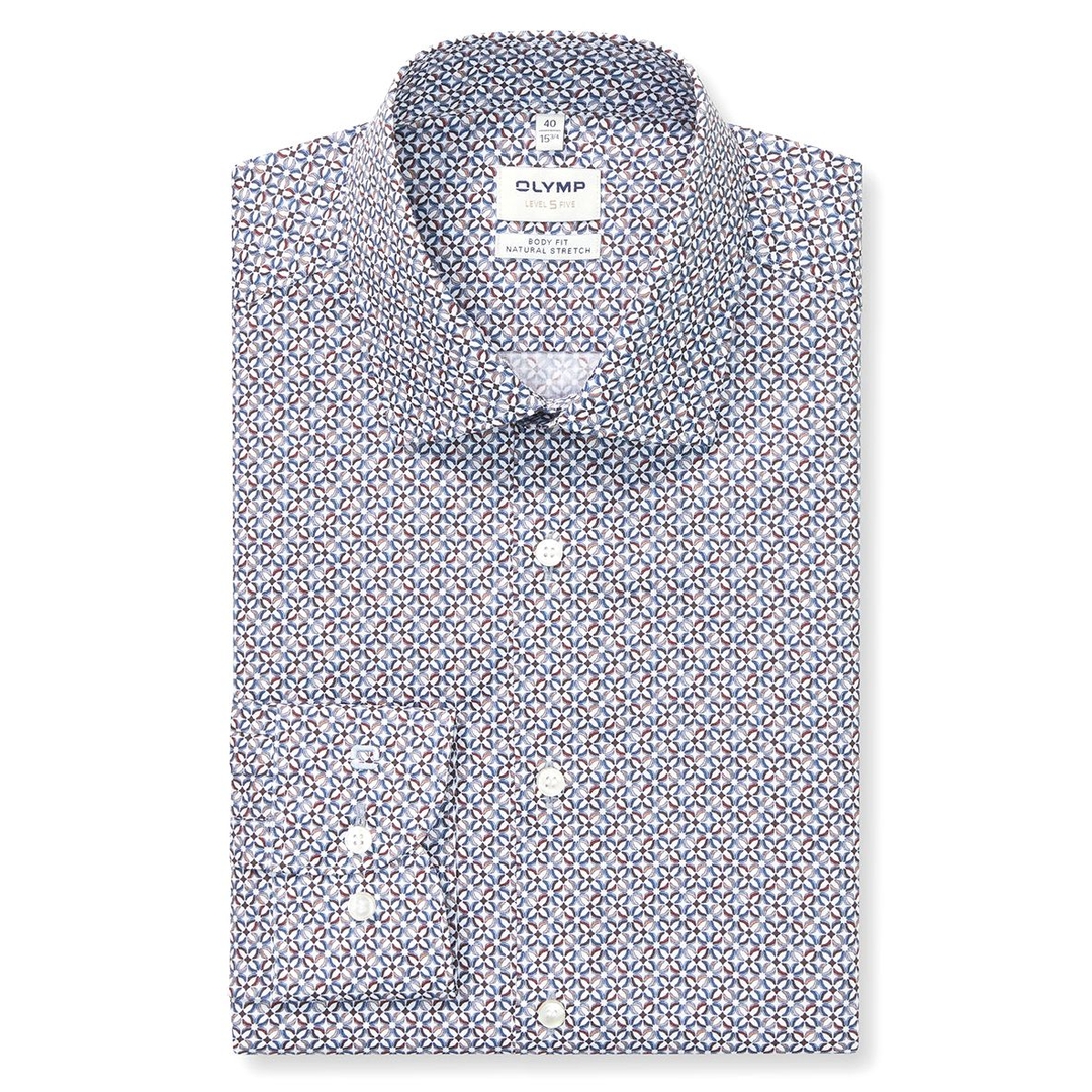 Мужская сорочка с узором Olymp Level Five | Фото 1