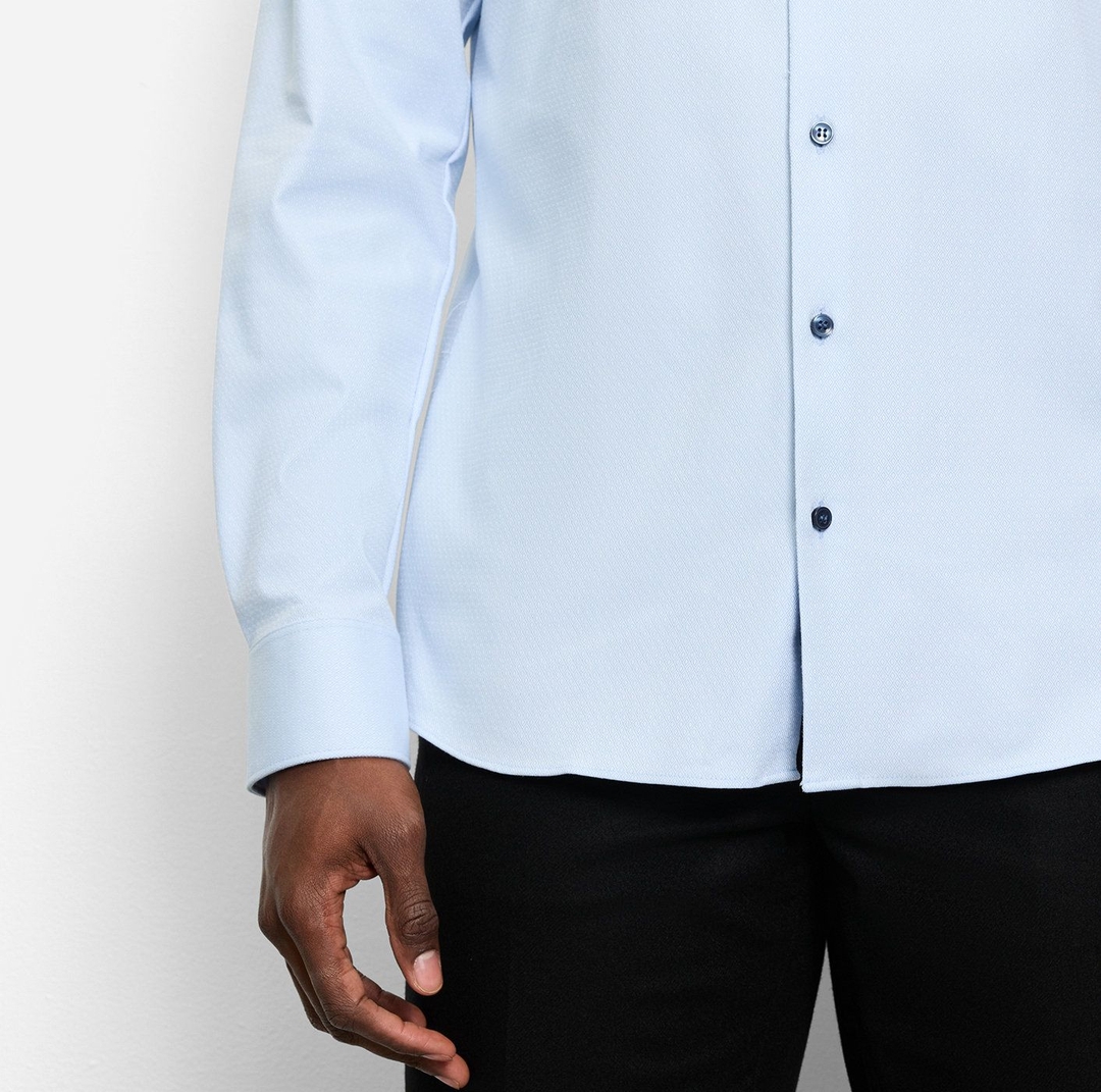 Мужская фактурная сорочка Olymp Level Five | Фото 5