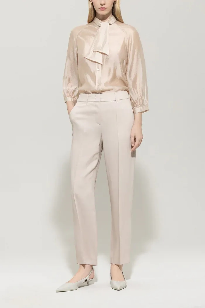 Полупрозрачная блузка с завязками Luisa Cerano | Фото 2