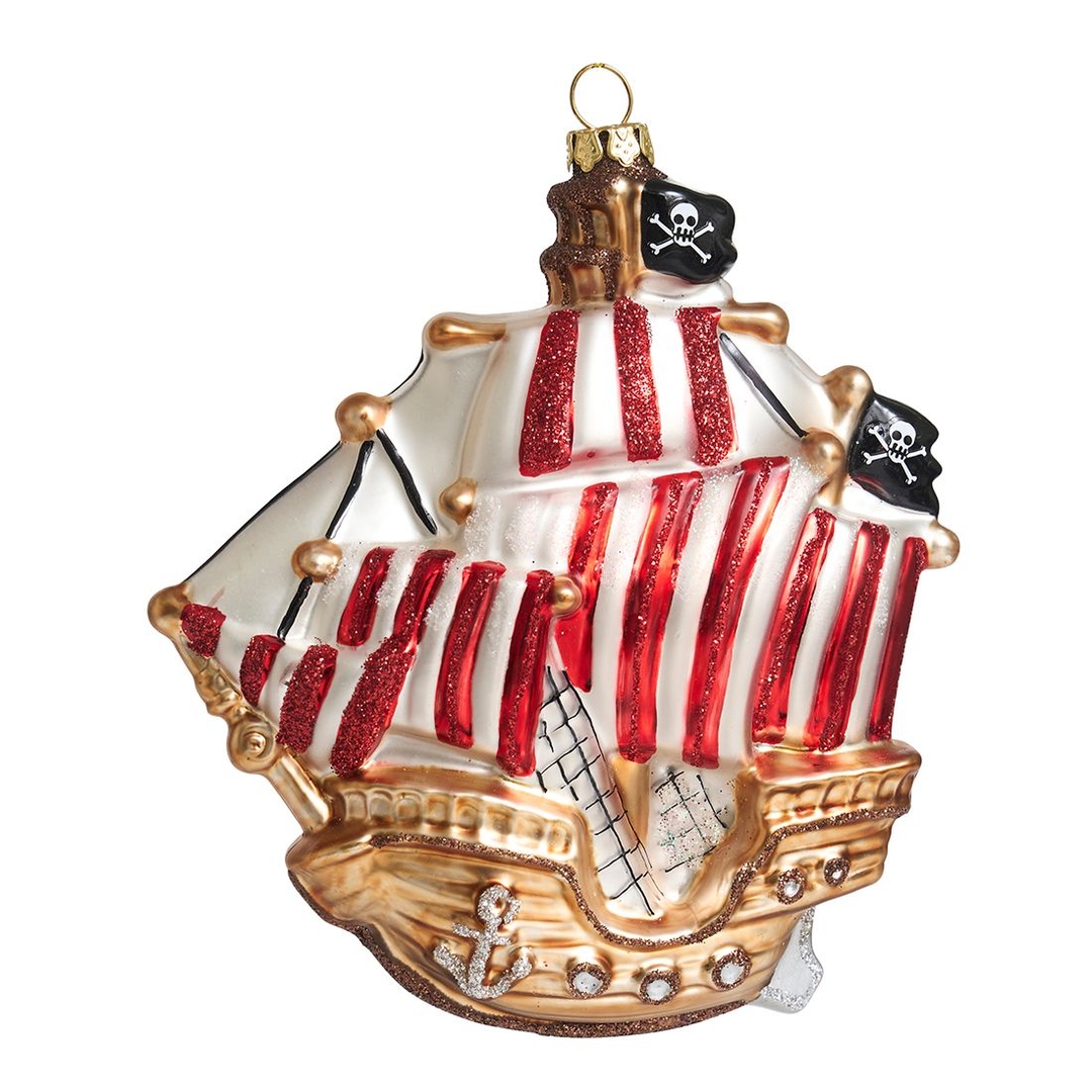 Ёлочная игрушка Пиратский корабль Holiday Classics | Фото 1