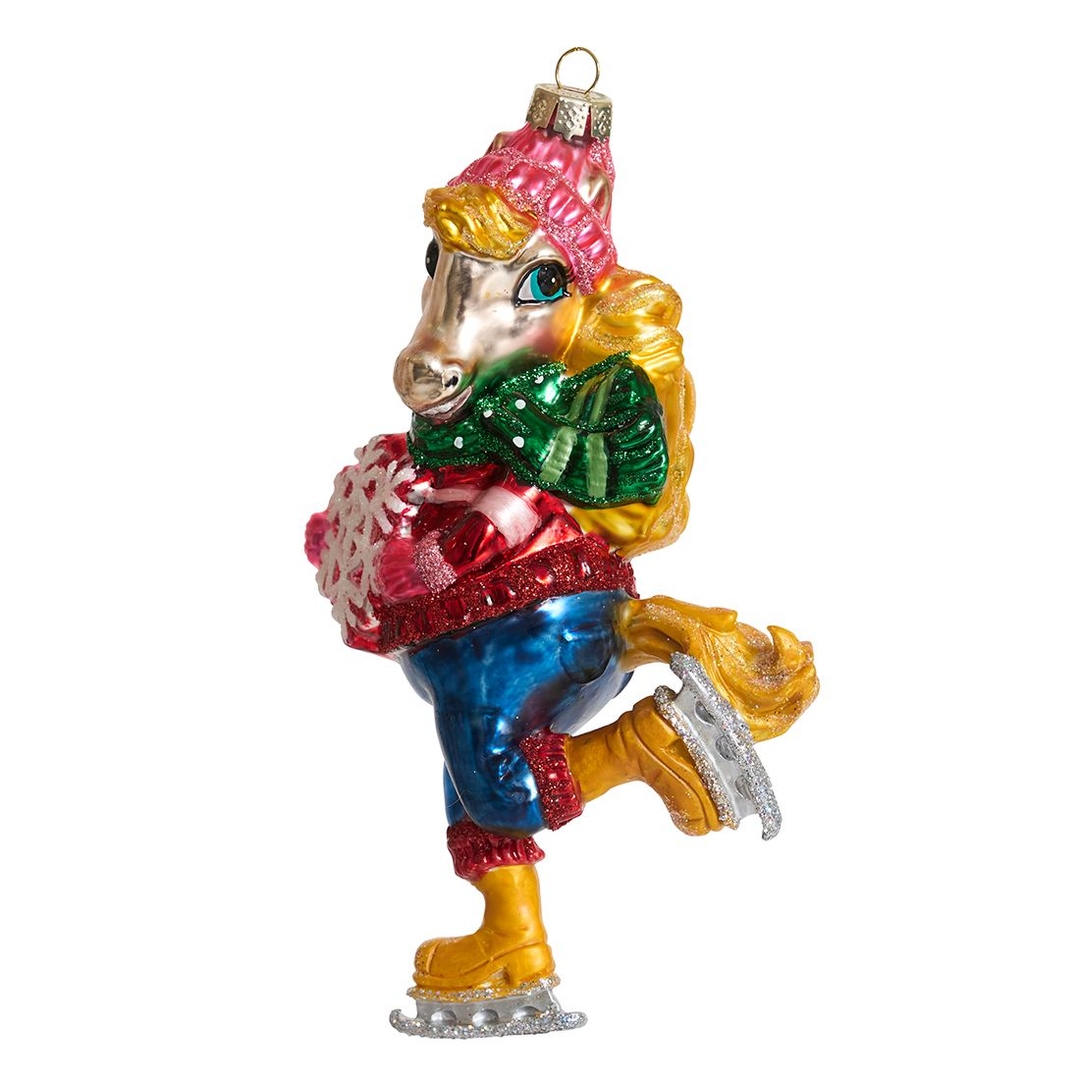 Ёлочная игрушка Лошадь-фигуристка Holiday Classics | Фото 1