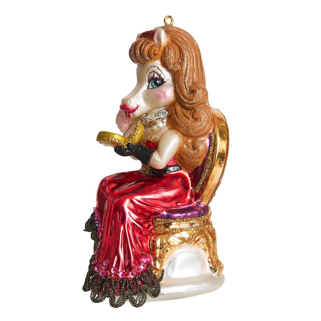 Ёлочная игрушка Лошадь-гламурная дива Holiday Classics | Фото 2