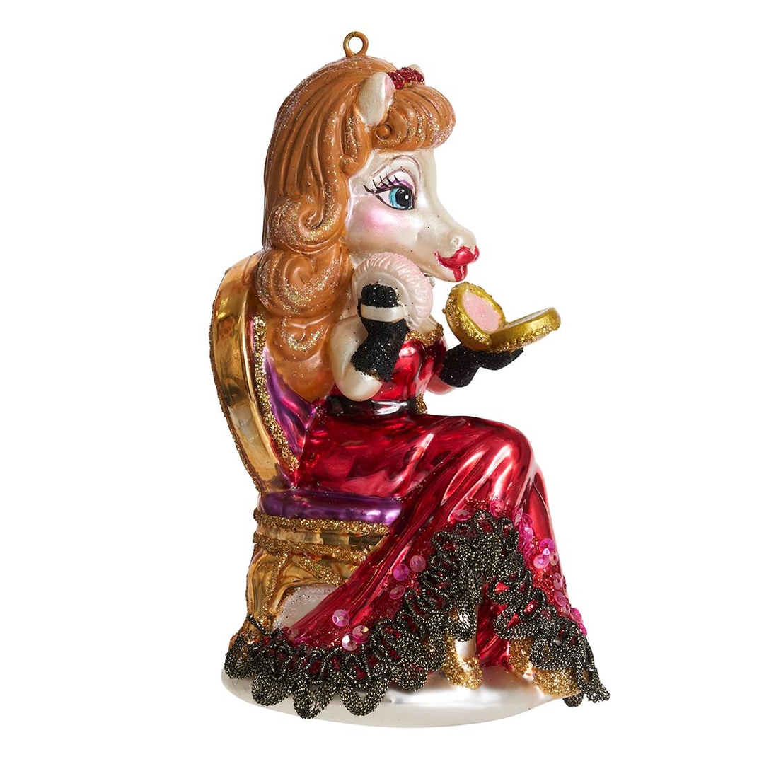 Ёлочная игрушка Лошадь-гламурная дива Holiday Classics | Фото 3