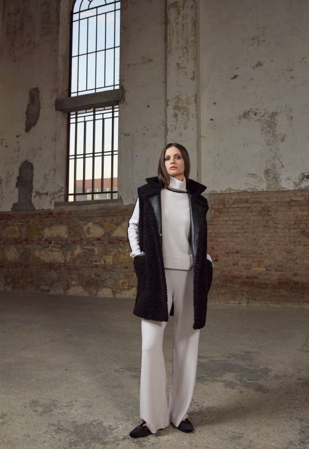 Женские брюки из кашемира с вискозой D.Exterior | Фото 2