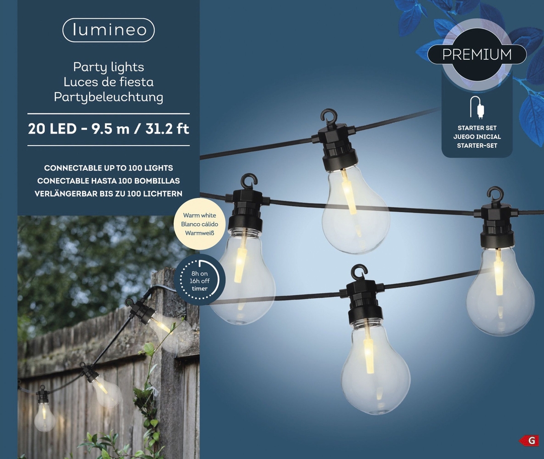 Гирлянда уличная Kaemingk 9.5 м | Фото 3