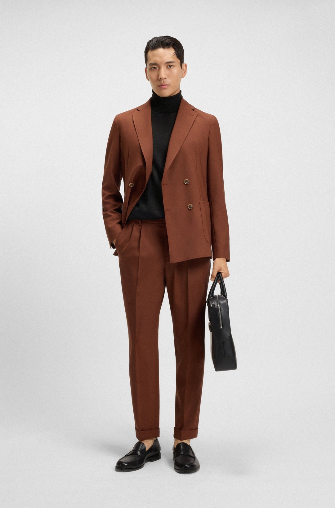 Мужская водолазка из шерсти BOSS Black | Фото 5