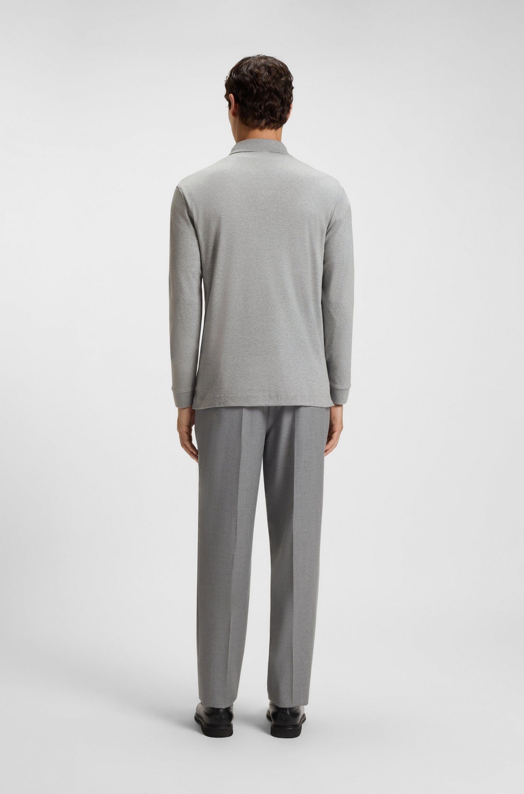 Мужское хлопковое поло BOSS Black | Фото 5