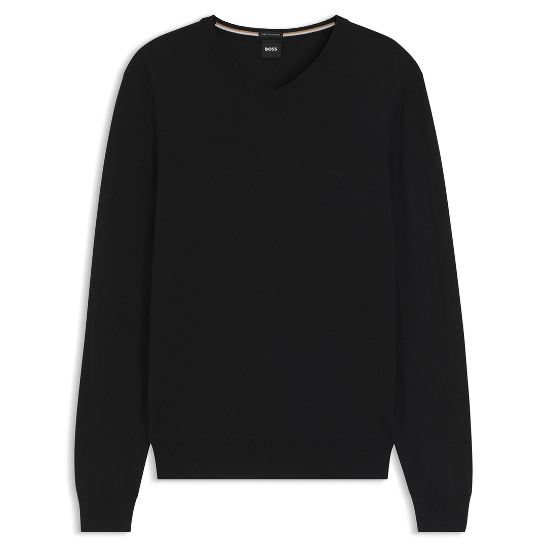 Мужской джемпер из шерсти BOSS Black | Фото 1