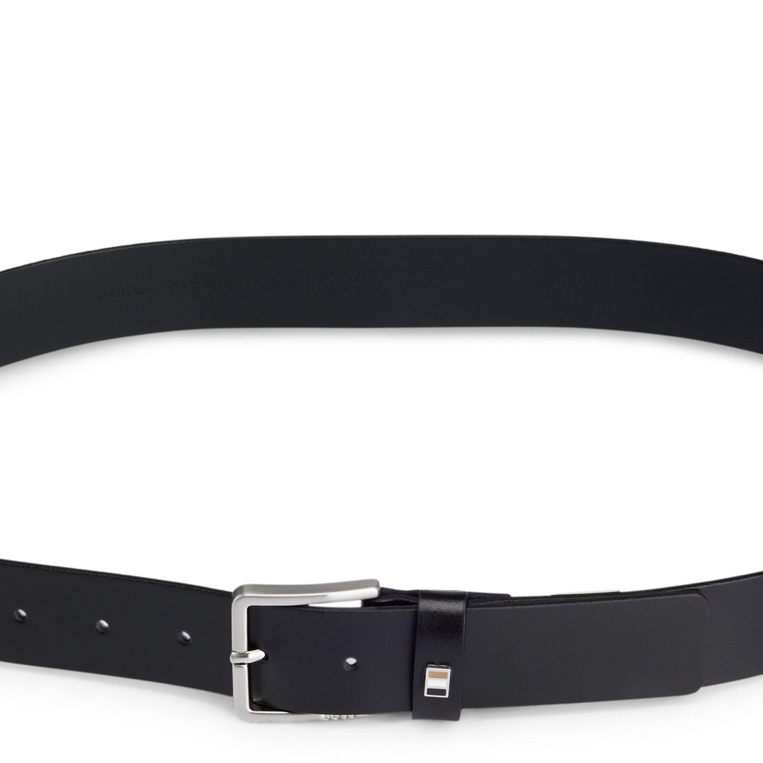 Мужской кожаный ремень BOSS Black | Фото 2