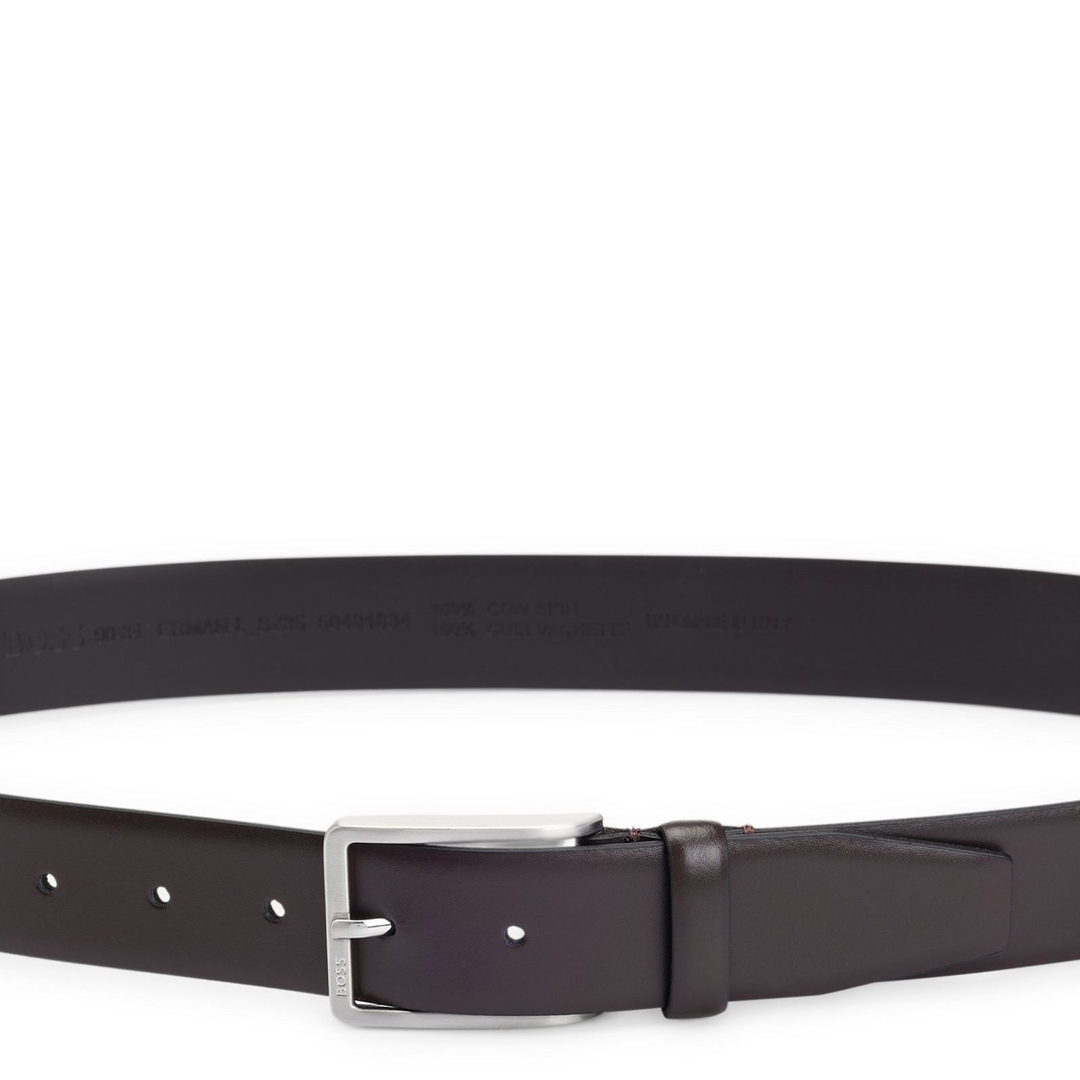 Мужской кожаный ремень BOSS Black | Фото 3