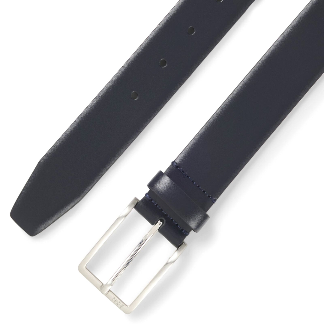 Мужской кожаный ремень BOSS Black | Фото 3