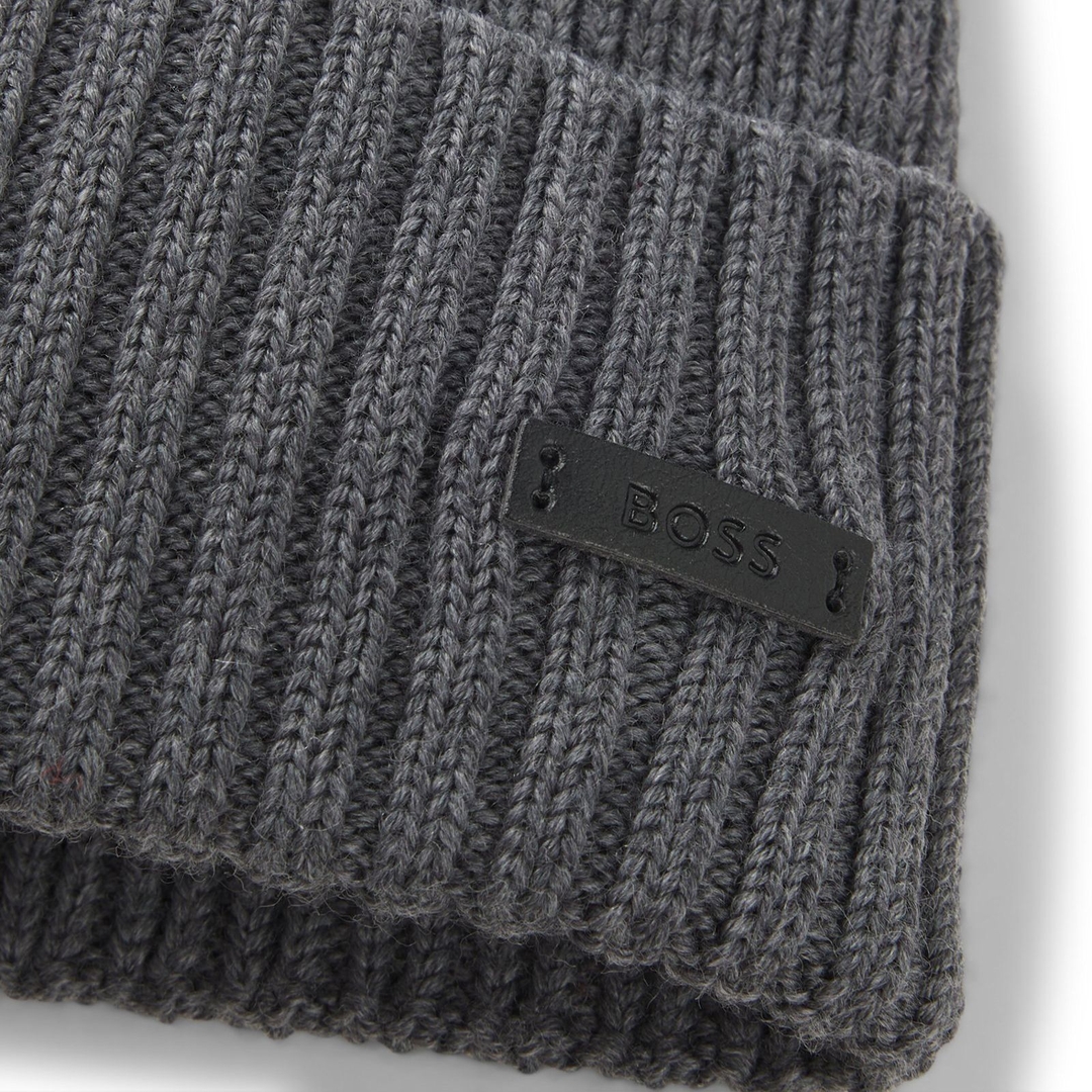 Мужская шерстяная шапка BOSS | Фото 3