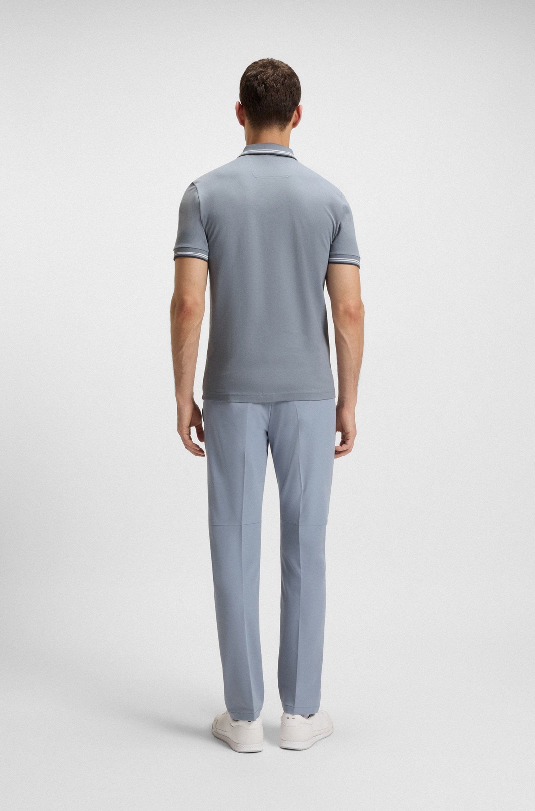 Мужское поло из эластичного хлопка BOSS Green | Фото 3