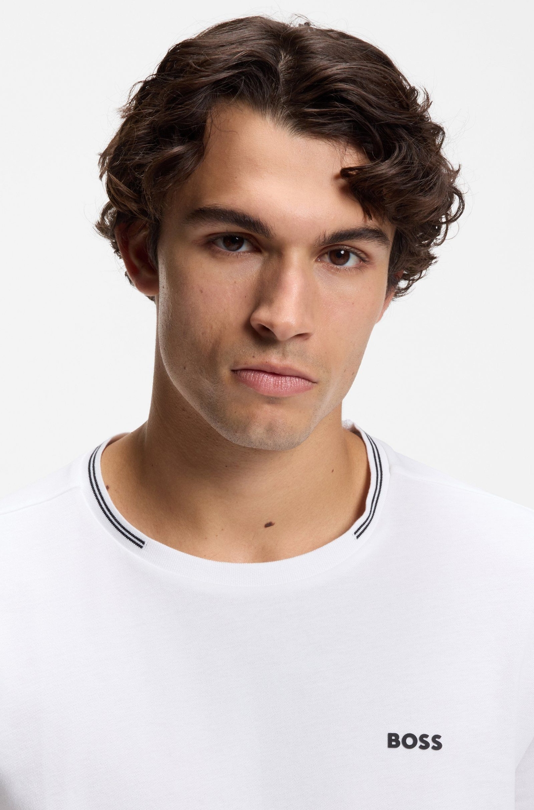 Мужская футболка из эластичного хлопка BOSS Green | Фото 3