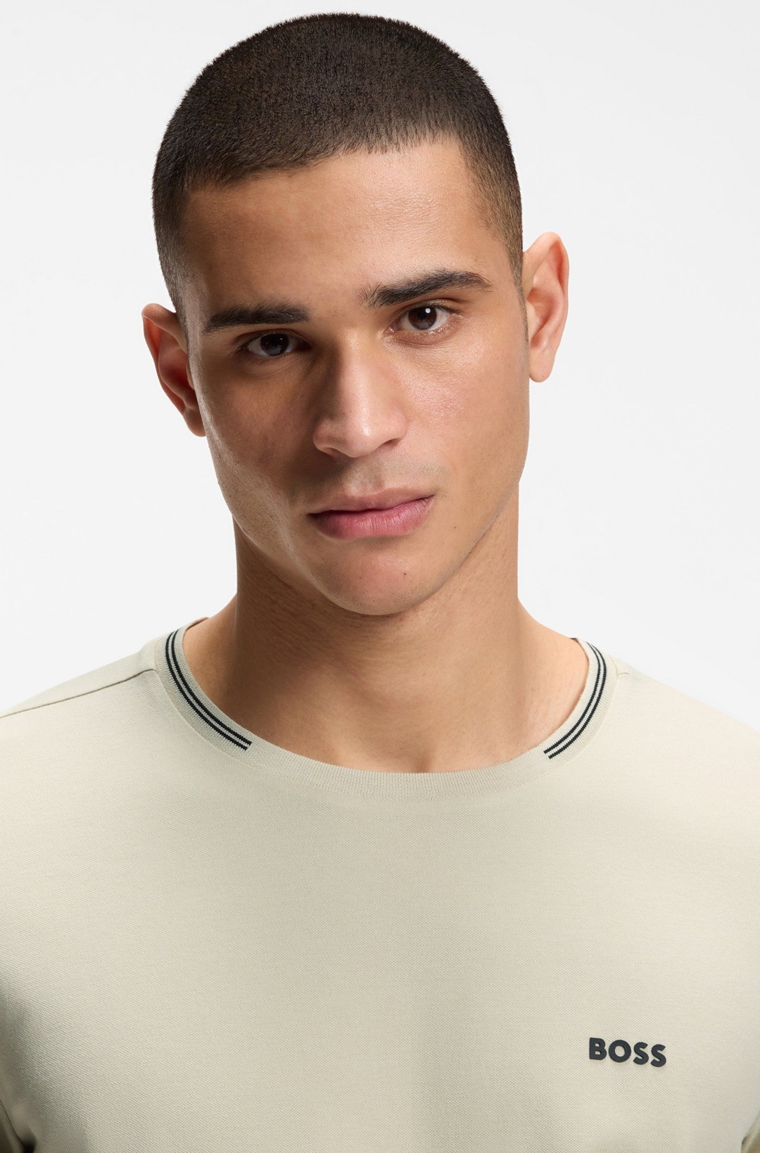 Мужская футболка из эластичного хлопка BOSS Green | Фото 3