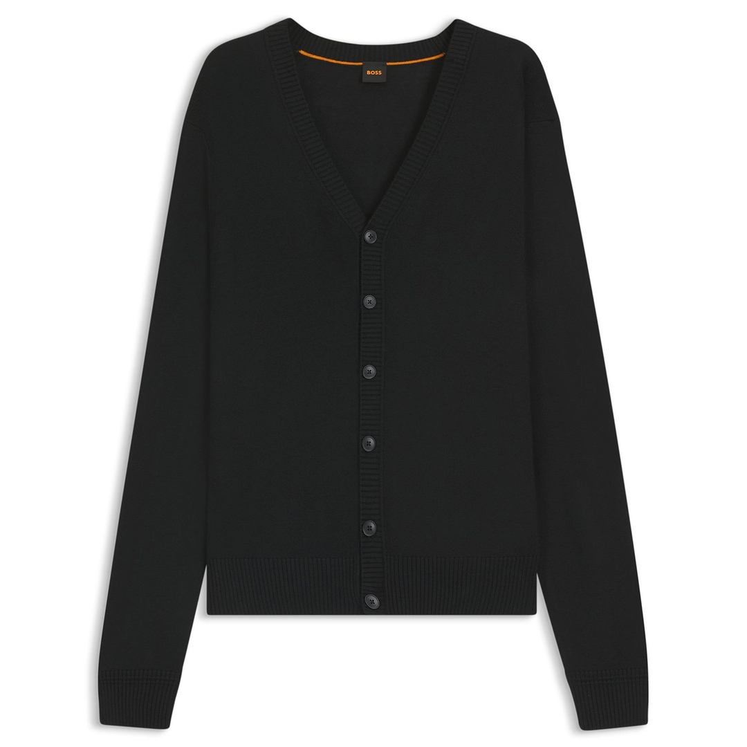 Мужской кардиган из тонкой шерстяной пряжи BOSS Orange | Фото 1