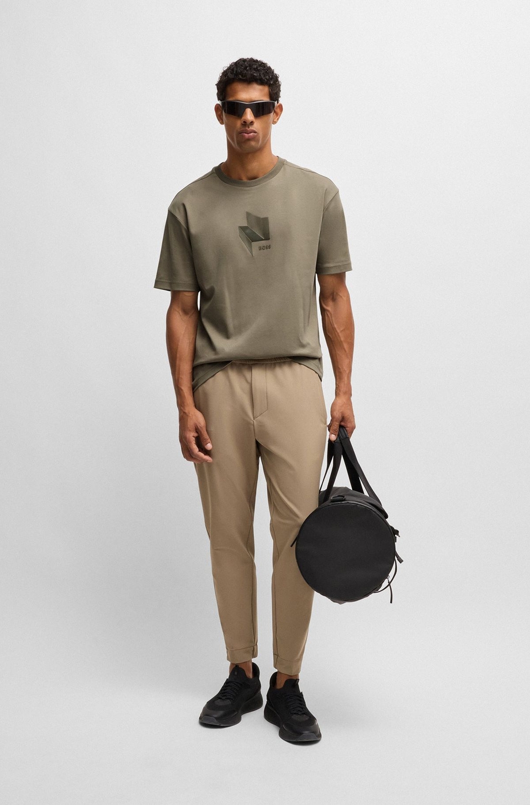 Мужская футболка из хлопка BOSS | Фото 5