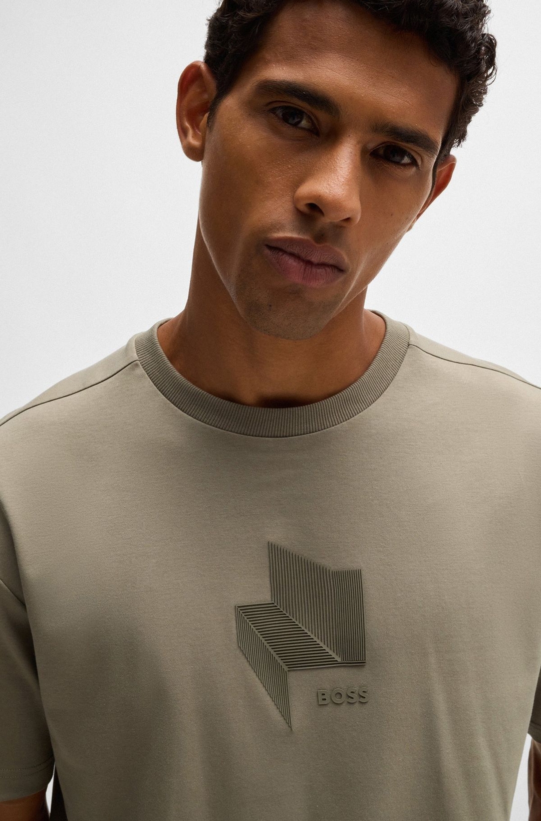 Мужская футболка из хлопка BOSS | Фото 4