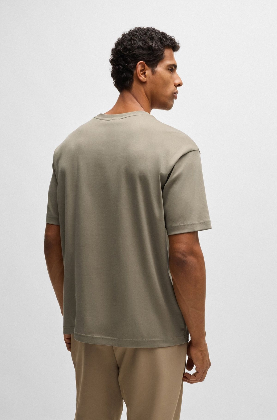 Мужская футболка из хлопка BOSS | Фото 3