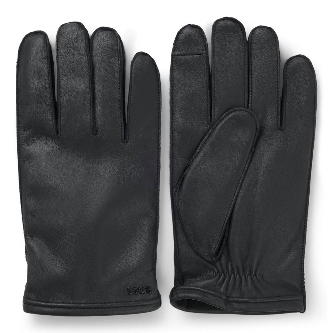Мужские кожаные перчатки BOSS | Фото 1