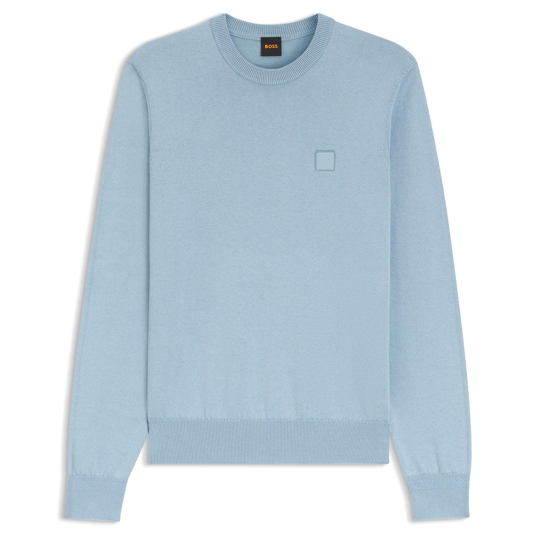 Мужской джемпер из хлопка с кашемиром BOSS Orange | Фото 1