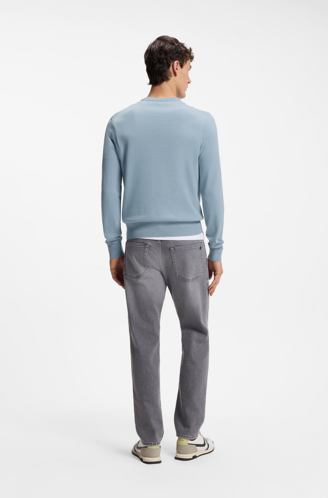 Мужской джемпер из хлопка с кашемиром BOSS Orange | Фото 5