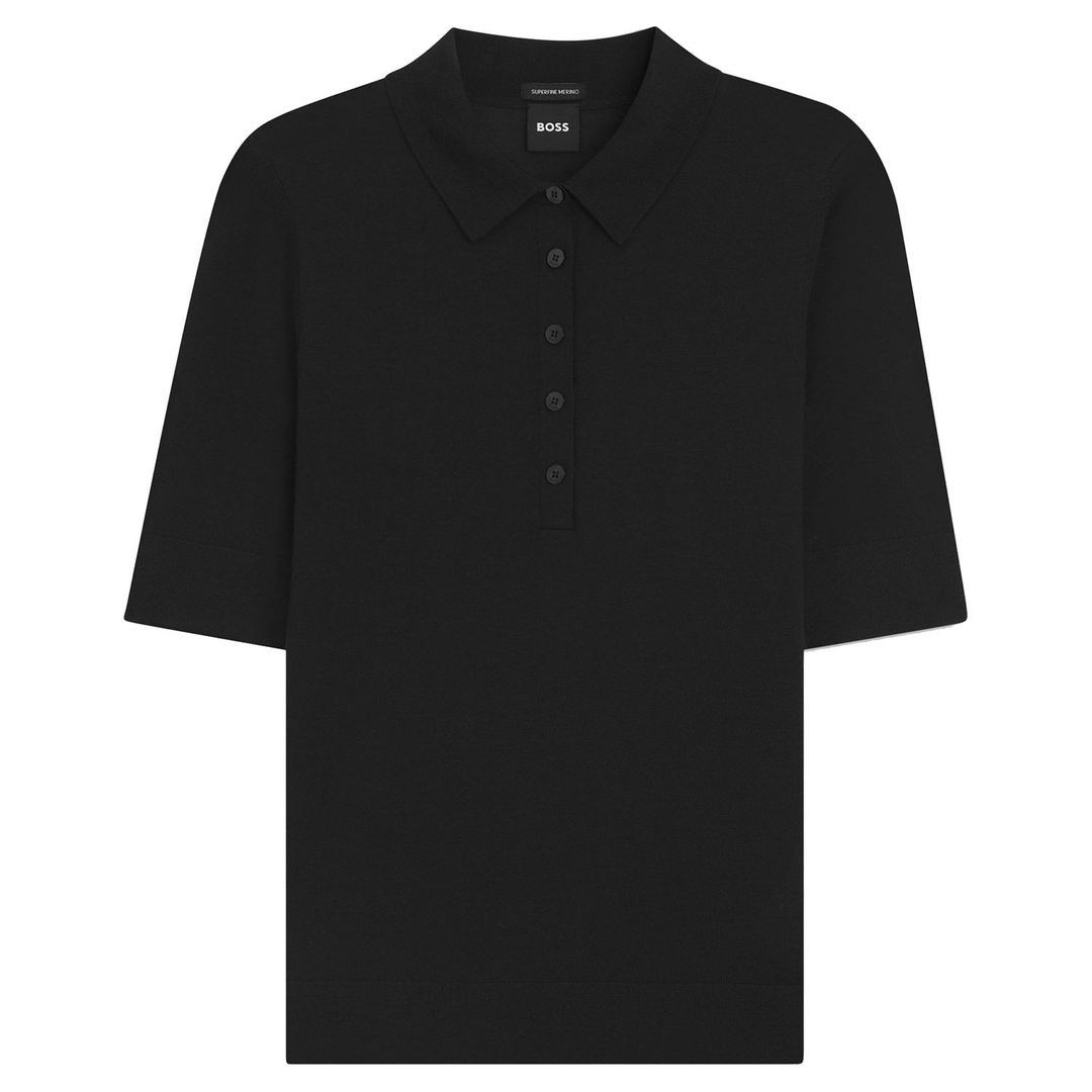 Женское шерстяное поло BOSS  | Фото 1